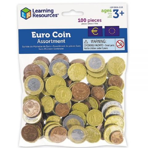 JUEGO SET MONEDAS EUROS LSP0026-EUR (LEARNING RESOURCES)