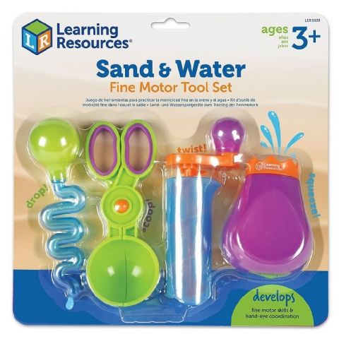 JUEGO SET HERRAMIENTAS PARA AGUA Y ARENA LER5559 (LEARNING RESOURCES)