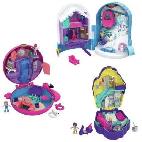  JUEGO POLLY POCKET COFRES, MODELOS SURTIDOS FRY35 (MATTEL)
