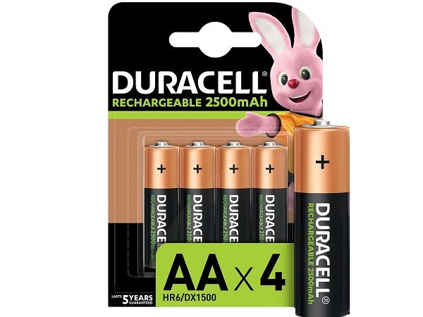 DURACELL BLISTER 4 PILAS RECARGABLES HR6 2500 ULTRA AA