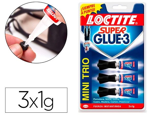 LOCTITE PEGAMENTO SUPERGLUE3  3X1G  2640065