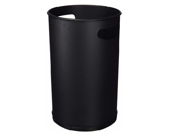 SIE PAPELERA METALICA ASAS 12L NEGRO 101-N