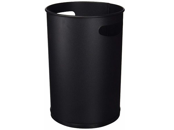 SIE PAPELERA METALICA ASAS 16L NEGRO 111-N