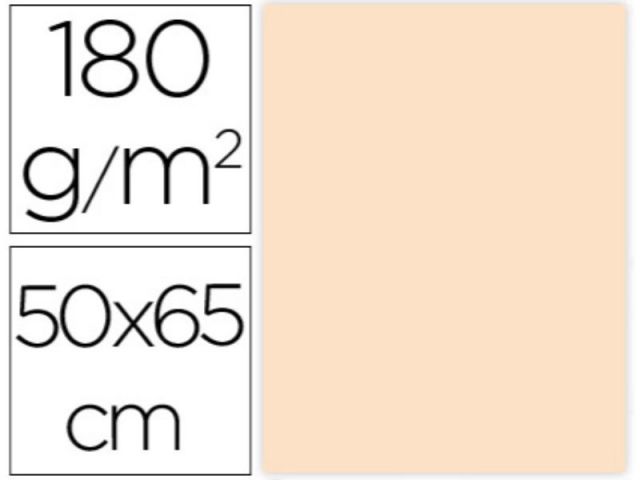 P.25 HOJAS CARTULINA 50X65 CREMA CX62