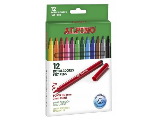 ALPINO EST.12 ROTULADOR STANDAR COL.STD AR000002