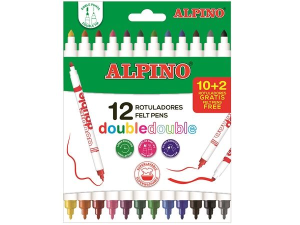 ALPINO EST.10+2 ROTULADORES DOBLE PUNTA AR002013N