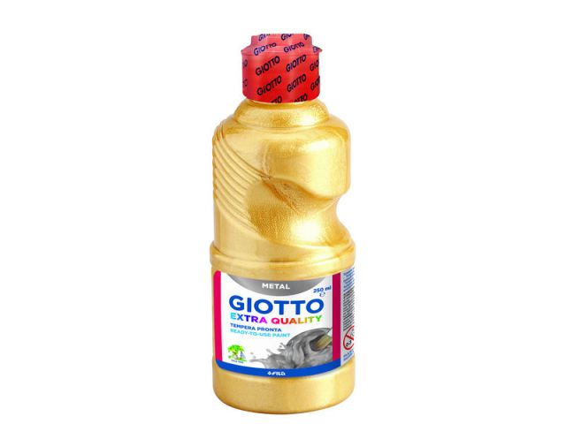 GIOTTO BOTE TÉMPERA 250ML METALIZADO ORO 531401