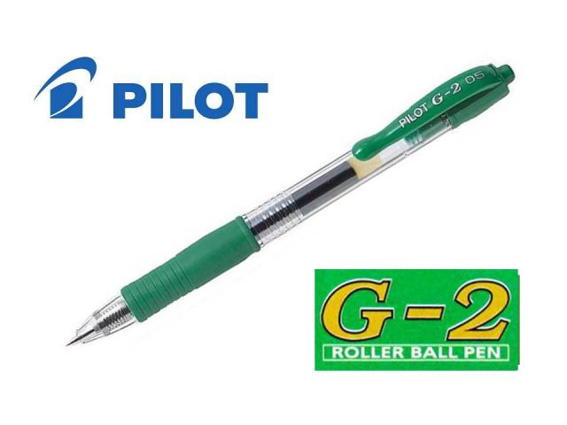 PILOT G2 ROLLER GEL RETRACTIL G-2 VERDE BL-G2-7-G