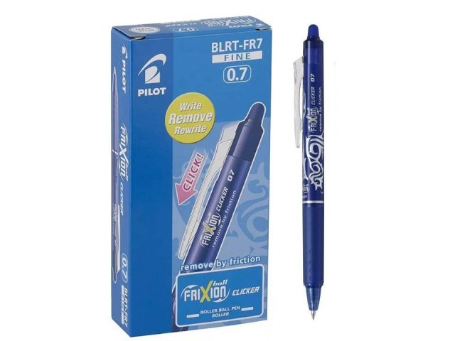 (CJ.12) PILOT FRIXION CLICKER 0.7MM AZUL BLRT-FR7