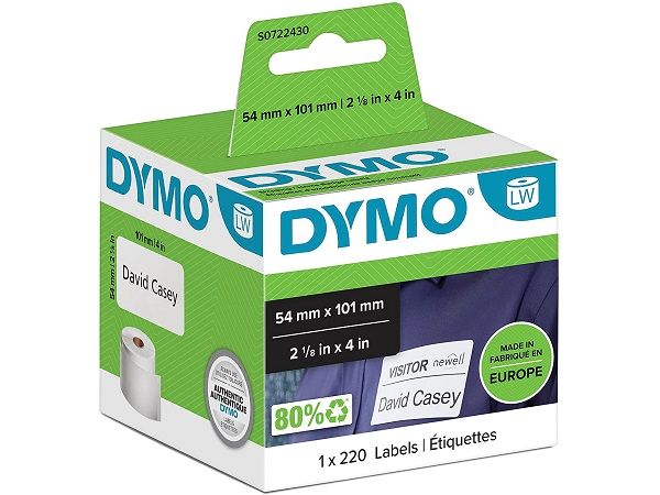 DYMO 1 ROLLO ETIQ LW 101X54 BLANCA  S0722430