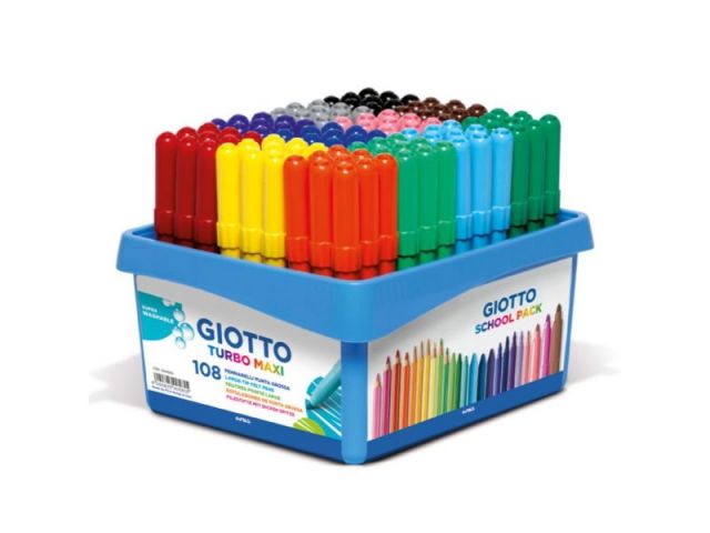 GIOTTO SCHOOL PACK 108 ROTULADOR TURBO MAXI 524000