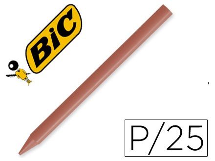 BIC PLASTIDECOR UNICOLOR CJ 25. MARRON 816969