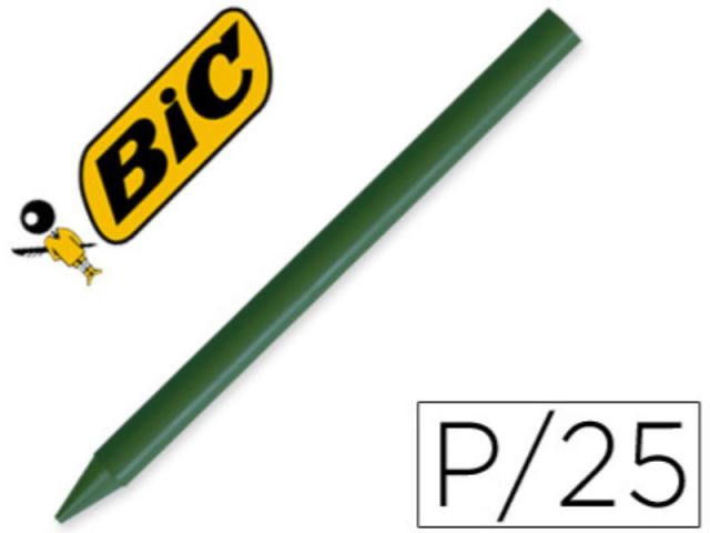 BIC PLASTIDECOR UNICOLOR CJ 25. VERDE OSCUR 816976