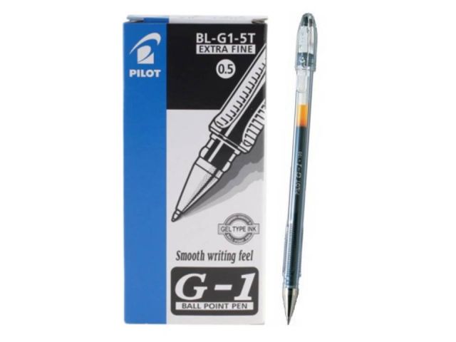 (CJ.12) PILOT G1 ROLLER punta 0,5Mm BL-G1-5T NEGRO