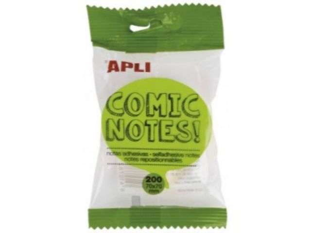 APLI BLOC 200 NOTAS REPOSICIONABLES 75x75 COMIC 