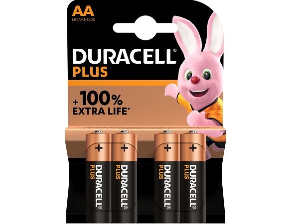 DURACELL LR6 AA 4 PILAS PLUS POWER LR6/MN1500