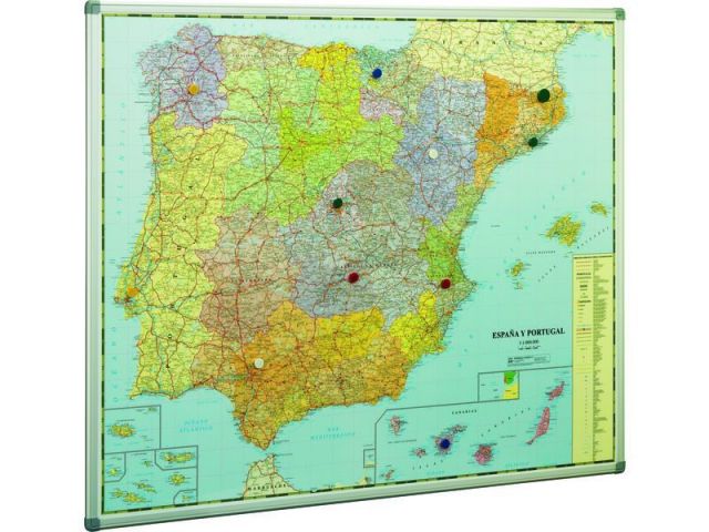 FBO MAPA ESPAÑA MAGNETICO 101 x 137 153