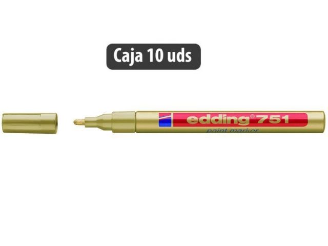 (CJ.10) EDDING 751-053 MARC PERMANENTE 1-2 MM ORO 