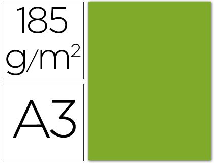 GUARRO 50H CART.IRIS A3 185G VERDE AMAZONA 0040210