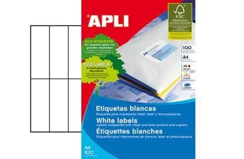 APLI C.500H A4  ETIQUETAS   105X35 01794