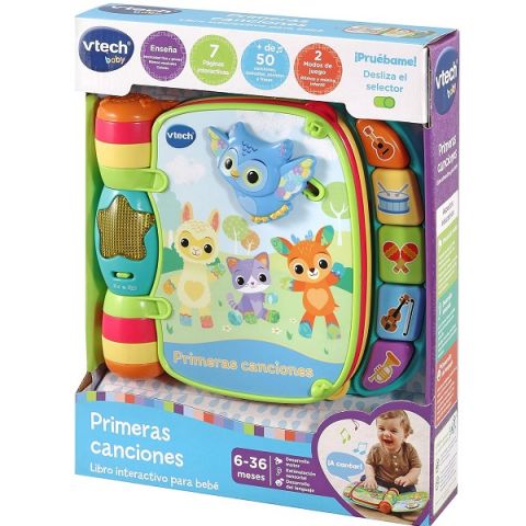 LIBRO INTERACTIVO. PRIMERAS CANCIONES  (VITECH)