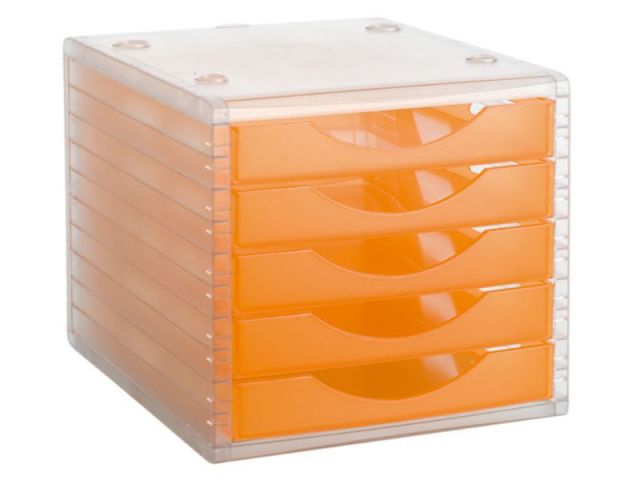 CV MODULO 5 CAJONES 4005 TL MANDARINA