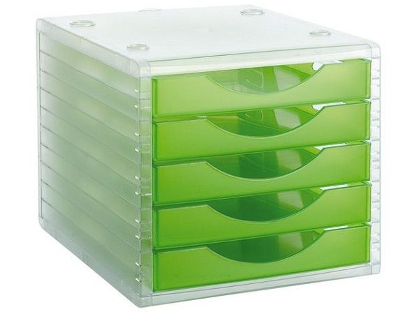 CV MODULO 5 CAJONES 4005 TL VERDE KIWI