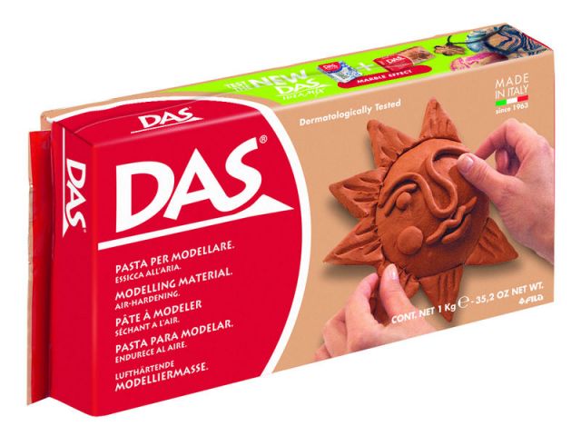 DAS PASTA DE MODELAR TERRACOTA 1 KG