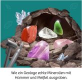 JUEGO KIT DE EXCAVACIÓN DE MINERALES AUTÉNTICOS (KOSMOS)