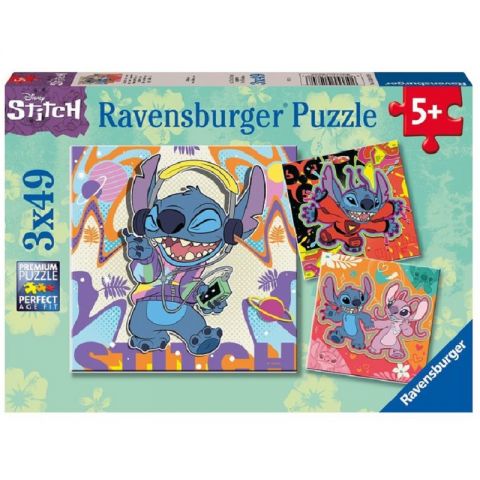 PUZZLE 3X49 PIEZAS STITCH 12001070 (RAVENSBURGER)