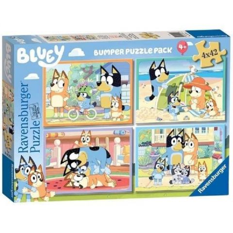 PUZZLE PACK BLUEY 4X42 PIEZAS 05222 (RAVENSBURGER)