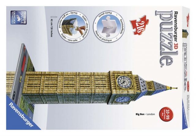 PUZZLE 3D BIG BEN BUILDING  12554 (RAVENSBURGER)