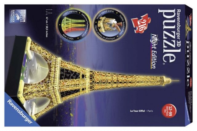 PUZZLE 3D TORRE EIFFEL NIGHT EDITION 12579 (RAVENS