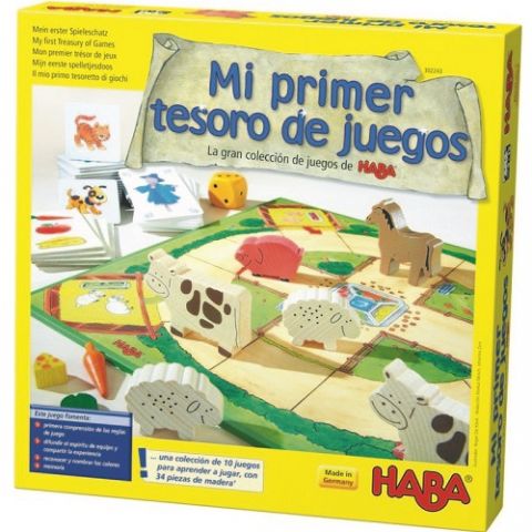 JUEGO  MI PRIMER TESORO DE JUEGOS H302243 (HABA)