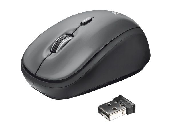 TRUST YVI RATON INALAMBRICO USB NEGRO 18519