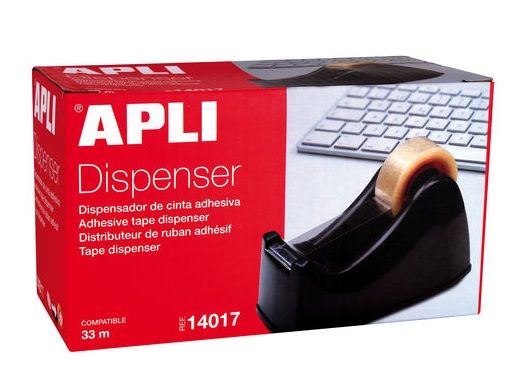 APLI DISPENSADOR CINTA ADHESIVA 19mm X 33mt 14017