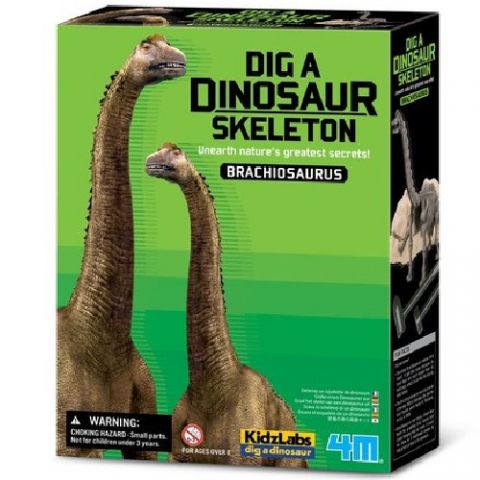 JUEGO KIDZLABS KIT CONSTRUIR BRACHIOSAURUS Y303237 (4M)