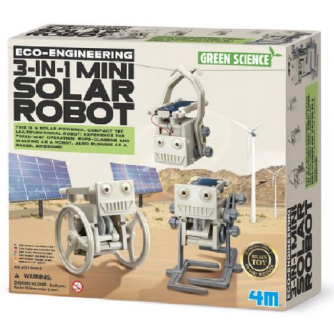 JUEGO MINI ROBOT SOLAR 3 EN 1 Y303377 (4M)