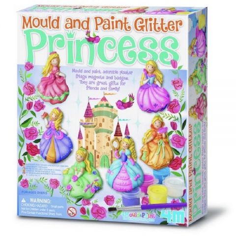JUEGO MOLDEA Y PINTA PRINCESAS Y303528 (4M)