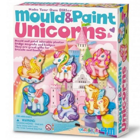 JUEGO MOLDEA Y PINTA UNICORNIOS Y304708 (4M)