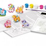 JUEGO MOLDEA Y PINTA UNICORNIOS Y304708 (4M)