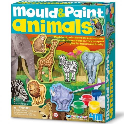 JUEGO MOLDEA Y PINTA ANIMALES DE LA SELVA Y304775 (4M)