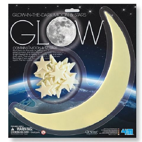 GLOW IN THE DARK 3D MOON Y STAR LARGE Y305215 (4M)