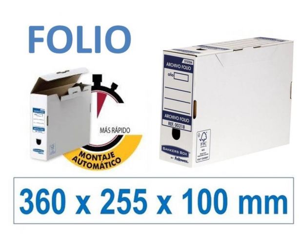 (PAQ.10) FELLOWES CJ.ARCHIVO DEFINITIVO FOL AUTO