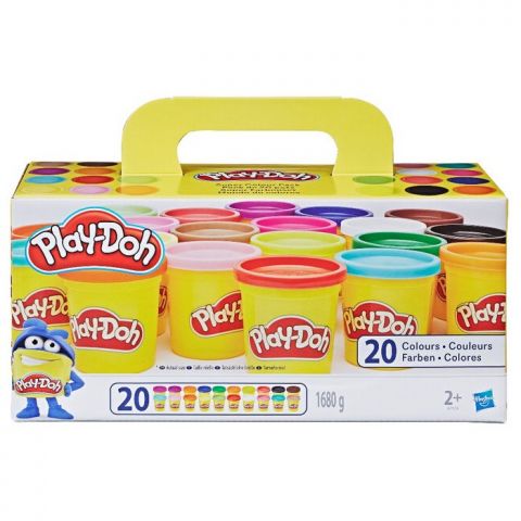JUEGO DE 20 BOTES DE PLASTILINA SURTIDOS A7924EUC (PLAY-DOH)