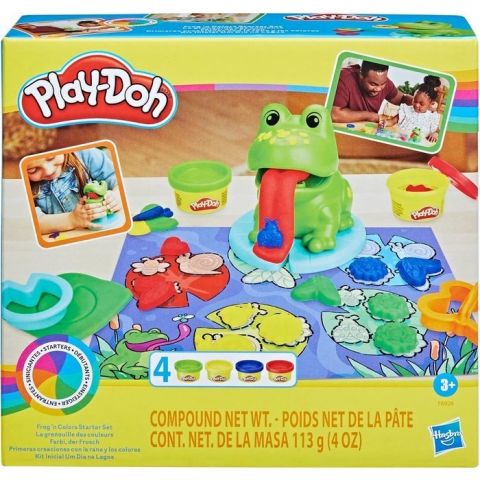 JUEGO PRIMERAS CREACIONES: LA RANA Y LOS COLORES F69265L0 (PLAY-DOH)