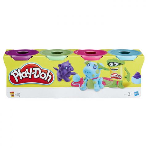 JUEGO DE 4 BOTES DE PLASTILINA SURTIDOS B5517EU4 (PLAY-DOH)