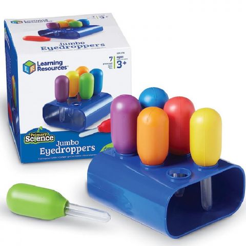 JUEGO CUENTAGOTAS JUMBO CON SOPORTE LER2779 (LEARNING RESOURCES)