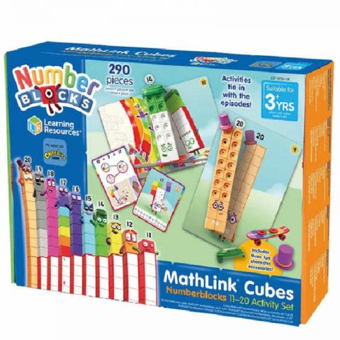 JUEGO MATHLINK CUBES NUMBERBLOCKS 11-20 ACTIVITY SET LSP0950-UK (LEARNING RESOURCES)