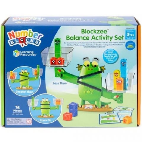 JUEGO SET DE ACTIVIDADES MATEMÁTICAS EN BALANZA BLOCKZEE HM96089-UK (LEARNING RESOURCES)